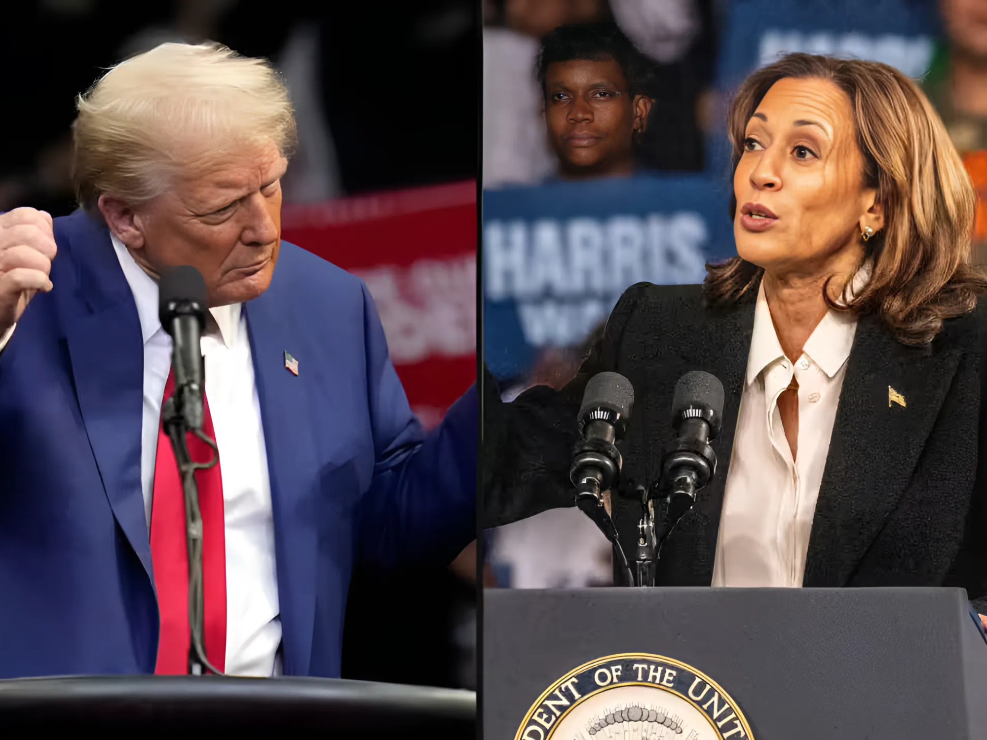 The looming U.S. election, featuring a tight race between Donald Trump and Kamala Harris, is adding pressure on bond markets. 

Image Source: SBS News 