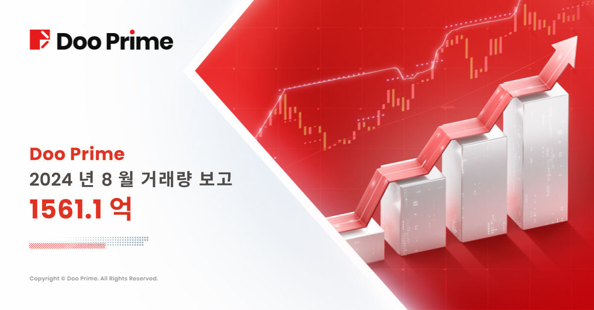 Doo Prime 2024년 8월 거래량 보고서  