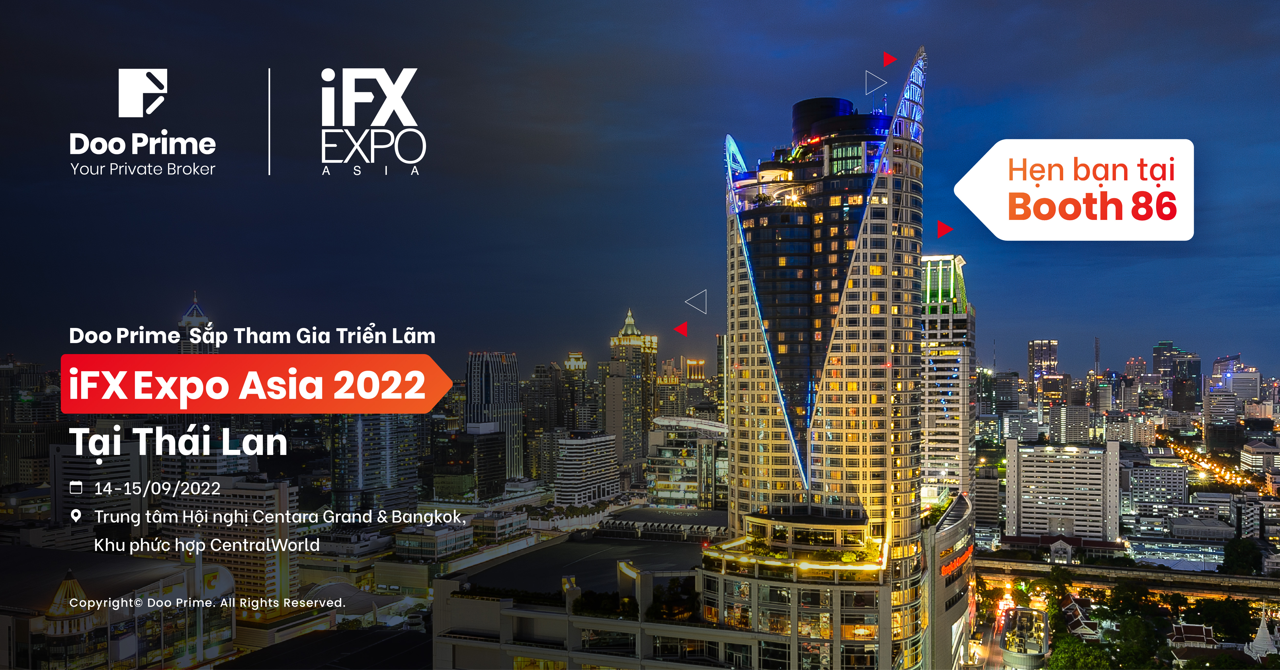 Triển Lãm iFX Expo Asia 2022 Tại Thái Lan Doo Prime 1